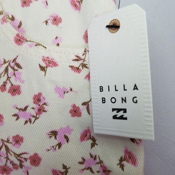 NWT Billabong Girl's Sweetheart Floral Denim 100% Cotton Mini Skirt 10 - Picture 6 of 14